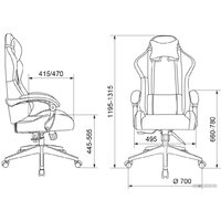 Игровое (геймерское) кресло Zombie Predator (черный Neo Black) - Изображение №30 — Chaika Market