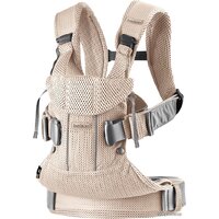 Рюкзак-переноска BabyBjorn One Air Mesh (жемчужно-розовый) — Chaika Market