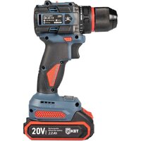 Дрель-шуруповерт КВТ Профи DB-20-13 (с 2-мя АКБ, кейс) - Изображение №2 — Chaika Market