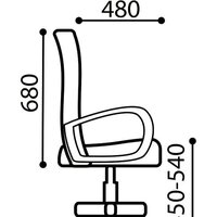 Офисное кресло Brabix Impulse EX-505 (черный) - Изображение №7 — Chaika Market