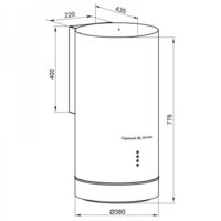 Кухонная вытяжка Zigmund & Shtain K 013.4 S - Изображение №2 — Chaika Market