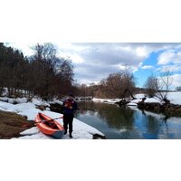 Гребная лодка Вольный ветер Одиссей 370 (оранжевый) - Изображение №5 — Chaika Market