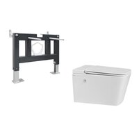 Унитаз подвесной Abber Bequem AC1202P-AC0101P (с импульсным смывом) — Chaika Market