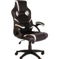 Офисное кресло Меб-ФФ MF-2005 (черный/белый) — Chaika Market