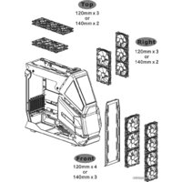 Корпус Thermaltake AH T600 Snow CA-1Q4-00M6WN-00 - Изображение №11 — Chaika Market