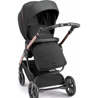 Универсальная коляска CAM Posh (2 в 1, черный/рама розовое золото) - Изображение №2 — Chaika Market