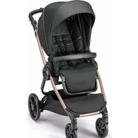 Универсальная коляска CAM Posh (2 в 1, черный/рама розовое золото) - Изображение №3 — Chaika Market