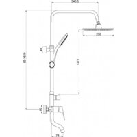 Душевая система  Gross Aqua Flat GA9008SMD02 - Изображение №7 — Chaika Market