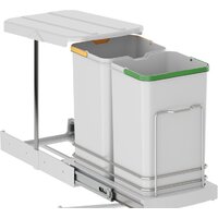 Система сортировки мусора Starax S-2392-G 24 л (серый) — Chaika Market