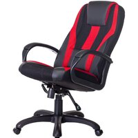 Игровое (геймерское) кресло Zombie VIKING-9/BL+RED (черный/красный) - Изображение №3 — Chaika Market