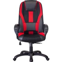 Игровое (геймерское) кресло Zombie VIKING-9/BL+RED (черный/красный) - Изображение №2 — Chaika Market
