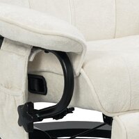 Массажное кресло Calviano 21 (бежевый плюш) - Изображение №7 — Chaika Market