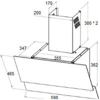 Кухонная вытяжка Schtoff Albina 60 (белый) - Изображение №9 — Chaika Market