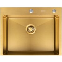 Кухонная мойка ARFEKA ECO AR мойка 600*500, роллер-мат, дозатор Gold - Изображение №5 — Chaika Market