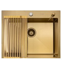 Кухонная мойка ARFEKA ECO AR мойка 600*500, роллер-мат, дозатор Gold - Изображение №2 — Chaika Market
