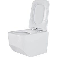 Унитаз подвесной Roxen Boro в комплекте с инсталляцией StounFix Dual Fresh 6 в 1 968466 (кнопка: брашированное золото) - Изображение №8 — Chaika Market