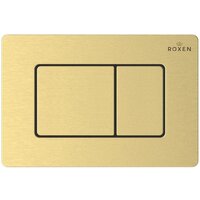 Унитаз подвесной Roxen Boro в комплекте с инсталляцией StounFix Dual Fresh 6 в 1 968466 (кнопка: брашированное золото) - Изображение №13 — Chaika Market