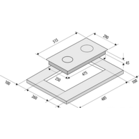 Варочная панель Krona Partita 30 IX - Изображение №3 — Chaika Market