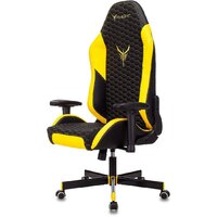 Игровое (геймерское) кресло Бюрократ Knight Neon (черный/желтый экокожа) - Изображение №10 — Chaika Market