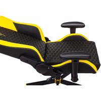 Игровое (геймерское) кресло Бюрократ Knight Neon (черный/желтый экокожа) - Изображение №16 — Chaika Market