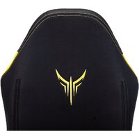 Игровое (геймерское) кресло Бюрократ Knight Neon (черный/желтый экокожа) - Изображение №18 — Chaika Market