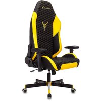 Игровое (геймерское) кресло Бюрократ Knight Neon (черный/желтый экокожа) - Изображение №4 — Chaika Market