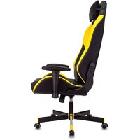 Игровое (геймерское) кресло Бюрократ Knight Neon (черный/желтый экокожа) - Изображение №5 — Chaika Market