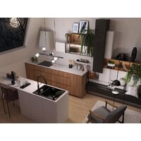 Кухонная мойка Deante Magnetic ZRM T503 (антрацитовый металлик) - Изображение №4 — Chaika Market