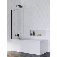 Стеклянная шторка для ванны Radaway Idea Black PNJ 60 — Chaika Market