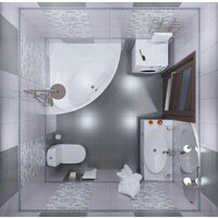 Ванна Triton Троя 150x150 (с каркасом) - Изображение №5 — Chaika Market