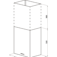 Кухонная вытяжка MAUNFELD Box Push 40 (черный) - Изображение №2 — Chaika Market