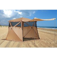 Кемпинговая палатка Higashi Pyramid Camp Sand Кухня-шатер 03463 - Изображение №3 — Chaika Market