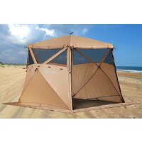 Кемпинговая палатка Higashi Pyramid Camp Sand Кухня-шатер 03463 - Изображение №4 — Chaika Market