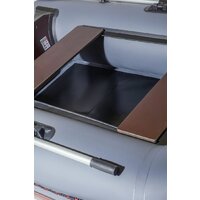 Моторно-гребная лодка Leader Boats Тайга-290-М 2912021 (серый) - Изображение №6 — Chaika Market