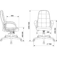 Офисное кресло Бюрократ CH 002 (Fabric 3C1 серый) - Изображение №8 — Chaika Market