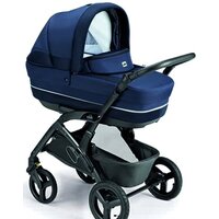 Универсальная коляска CAM Trio Dinamico Rover (3 в 1, синий/черная рама) — Chaika Market