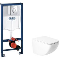 Унитаз подвесной Saniteco KW-99048 + GROHE Rapid SL 38721001 — Chaika Market
