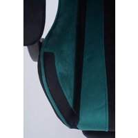 Игровое (геймерское) кресло Calviano 1584 (велюр, черный/зеленый) - Изображение №20 — Chaika Market
