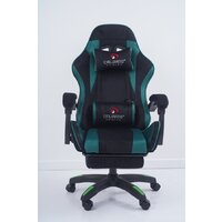 Игровое (геймерское) кресло Calviano 1584 (велюр, черный/зеленый) - Изображение №21 — Chaika Market