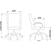 Офисное кресло Седия King A (черный) - Изображение №6 — Chaika Market