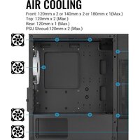 Корпус AeroCool Atomic Lite-G-BK-V1 - Изображение №17 — Chaika Market