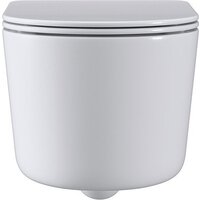 Унитаз подвесной Roxen Simple Compact в комплекте с инсталляцией StounFix Dual Fresh 6 в 1 954681 (кнопка: оружейная сталь) - Изображение №7 — Chaika Market