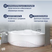 Ванна Lauter Riviera 150x150 21050150 (с ножками) - Изображение №5 — Chaika Market