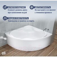 Ванна Lauter Riviera 150x150 21050150 (с ножками) - Изображение №3 — Chaika Market
