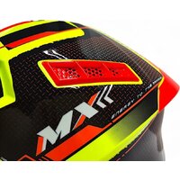 Мотошлем AIM RH855 Fiber Glass Swift RH855S-BYB-XS (XS, желтый/черный) - Изображение №10 — Chaika Market