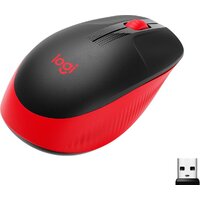 Мышь Logitech M190 (черный/красный) — Chaika Market