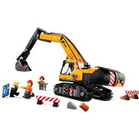 Конструктор LEGO City 60420 Желтый экскаватор - Изображение №3 — Chaika Market
