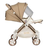 Коляска прогулочная «книга» Farfello Olivia (кварцевый песок) - Изображение №5 — Chaika Market