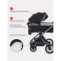 Универсальная коляска Rant Falcon RA098 (3 в 1, black) - Изображение №23 — Chaika Market