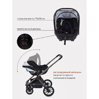 Универсальная коляска Rant Falcon RA098 (3 в 1, black) - Изображение №26 — Chaika Market